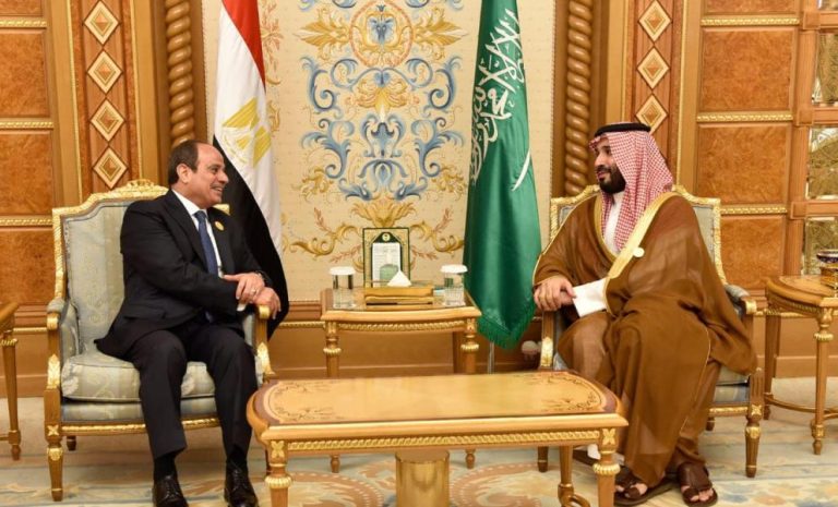 السيسي يبحث مع ولي العهد السعودي مستجدات الأوضاع بالمنطقة