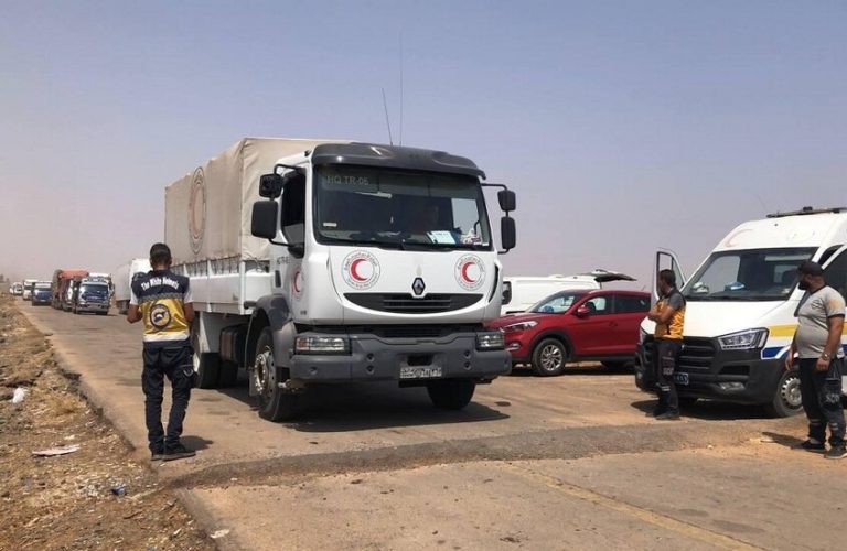 الدفاع المدني السوري يعلن خروج 154 عائلة من محافظة السويداء