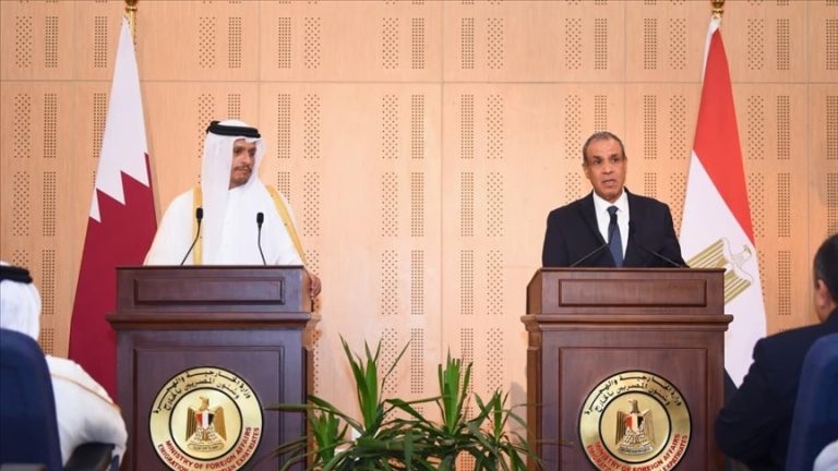 مصر وقطر تؤكدان استمرار جهودهما لوقف إطلاق النار في غزة لمدة 60 يومًا