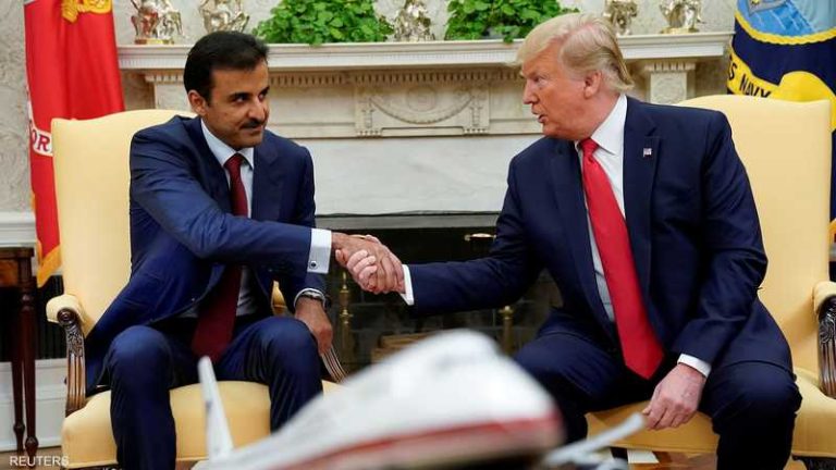 ترامب يشيد بقطر ويحذر إسرائيل من اتخاذ أى خطوات غير مدروسة