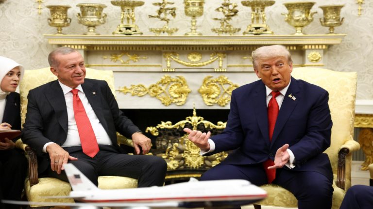 أردوغان: تفاهم مع ترامب على وقف إطلاق النار وتحقيق سلام دائم في فلسطين