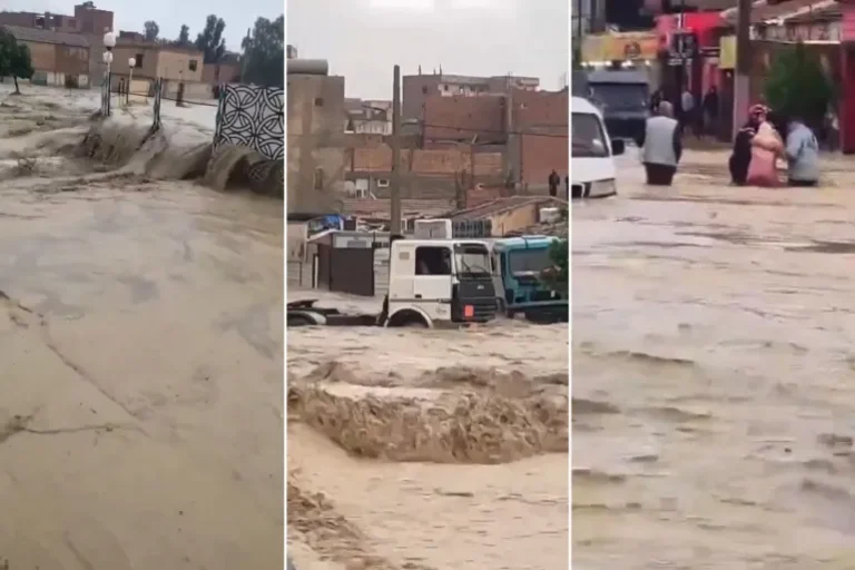 فيضانات الجزائر تحصد 5 أرواح بينهم طفلان ورضيع