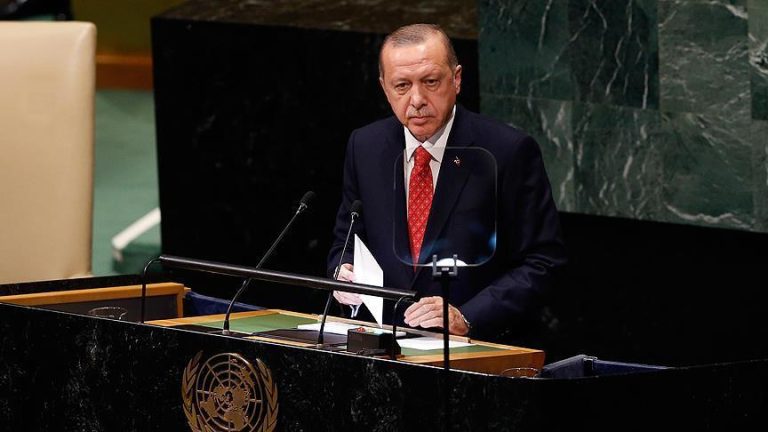 إغلاق الميكروفون خلال كلمة أردوغان في الأمم المتحدة