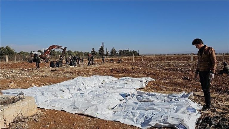 اكتشاف مقبرة جماعية جديدة جنوب دمشق