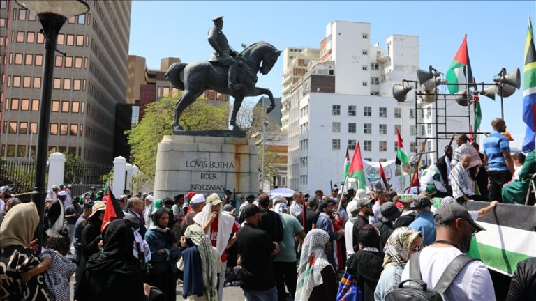 مظاهرات حاشدة في كيب تاون ضد الإبادة الجماعية في غزة