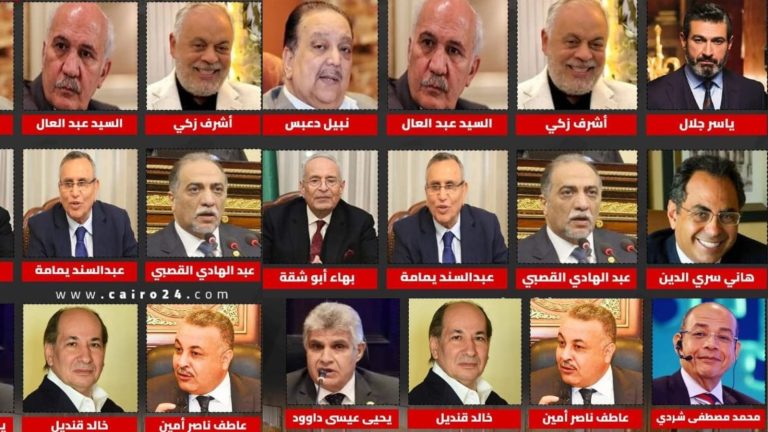 قائمة المرشحين للتعيين في مجلس الشيوخ.. رجال السلطة بين السياسة والإعلام والفن