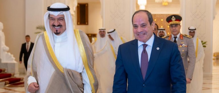 السيسي يبحث مع رئيس وزراء الكويت تعزيز التعاون الاقتصادي