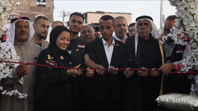 اللجنة المصرية تفتتح مخيما جديدا لرعاية الأيتام في غزة ضمن جهودها الإنسانية المستمرة