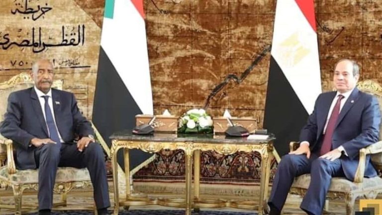 السيسي والبرهان يبحثان بالقاهرة تطورات الأوضاع في السودان وتعزيز التعاون الثنائي