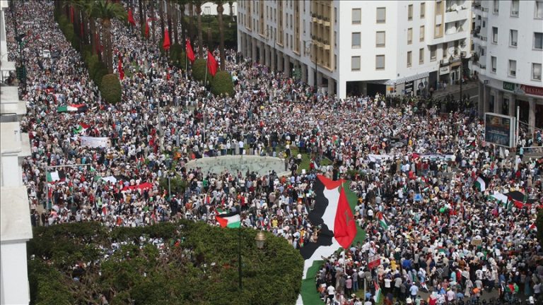 زخم مغربي غير مسبوق تضامناً مع غزة منذ عامين: أكثر من 10 آلاف فعالية ورسائل حاسمة ضد التطبيع