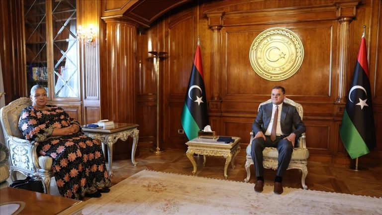 الدبيبة يبحث مع مبعوثة الأمم المتحدة سبل تهيئة الظروف لإجراء الانتخابات في ليبيا