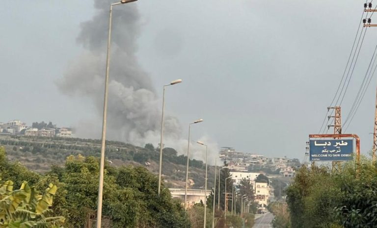جيش الاحتلال يشن غارات جوية على جنوب لبنان