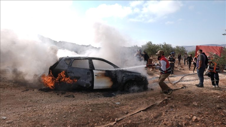 مستوطنون يحرقون منازل وممتلكات فلسطينية في عدة مناطق بالضفة الغربية
