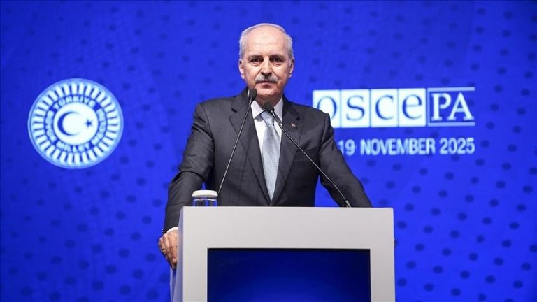 رئيس البرلمان التركي: آن الأوان لضمّ فلسطين إلى الجمعية البرلمانية لمنظمة الأمن والتعاون في أوروبا