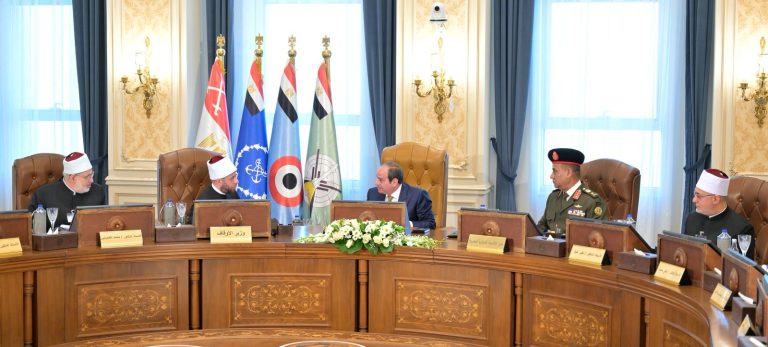 السيسي يشهد اختبارات كشف الهيئة لدعاة الأوقاف بالأكاديمية العسكرية