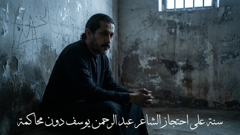 سنة على احتجاز الشاعر عبد الرحمن يوسف دون محاكمة