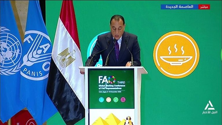 انطلاق المؤتمر العالمي الثالث لـ”الفاو” في مصر تحت شعار «يدًا بيد من أجل أغذية ومستقبل أفضل»