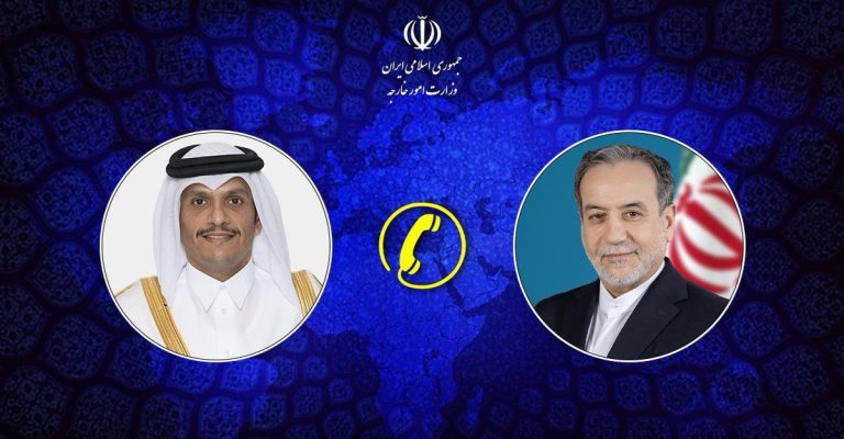 وزير الخارجية القطري يؤكد لنظيره الإيراني دعم قطر لجهود خفض التصعيد