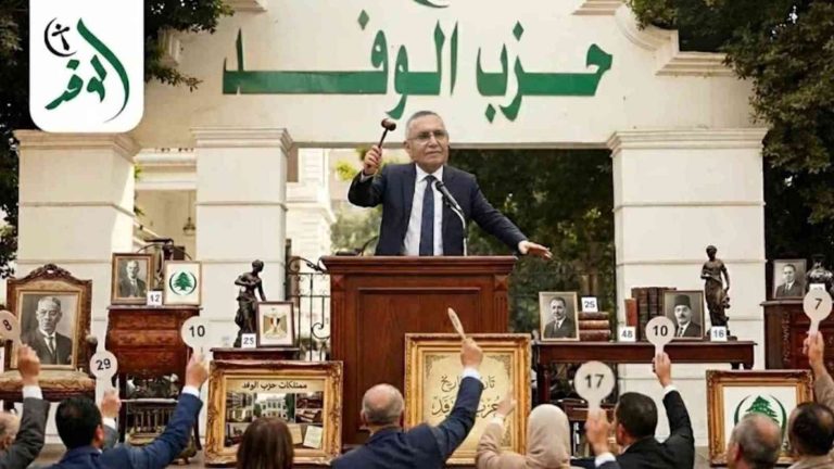 «مزاد في بيت الأمة».. يمامة يخطط لبيع «تاريخ الوفد» لسداد ديون بالملايين