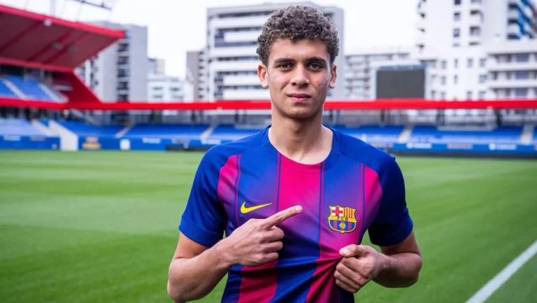 برشلونة يعلن ضم المصري حمزة عبد الكريم
