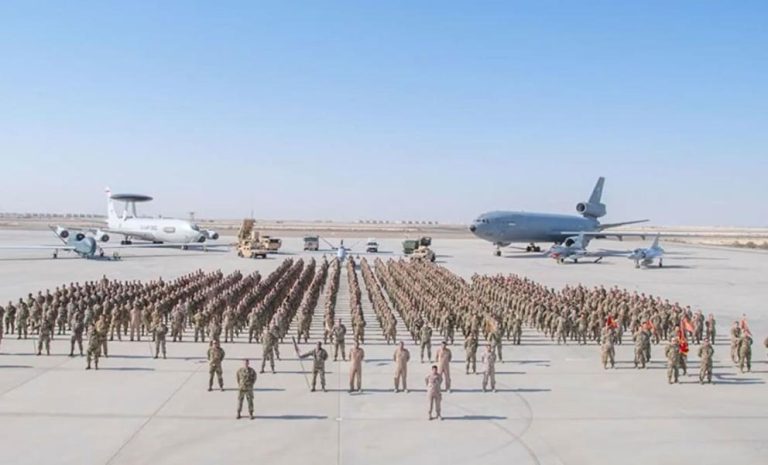 الحرس الثوري الإيراني يستهدف قاعدة الظفرة الإماراتية