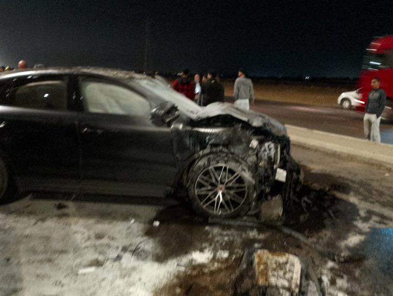 حادث طريق مصر الاسماعيلية الصحراوي ينهي حياة سبعة اشخاص ويصيب اخرين