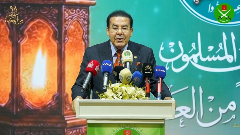 د أيمن نور . دعوة إلى وحدة الأمة ونبذ العنف والكراهية وإدراك المخاطر المشتركة خلال إفطار جماعة الإخوان المسلمين