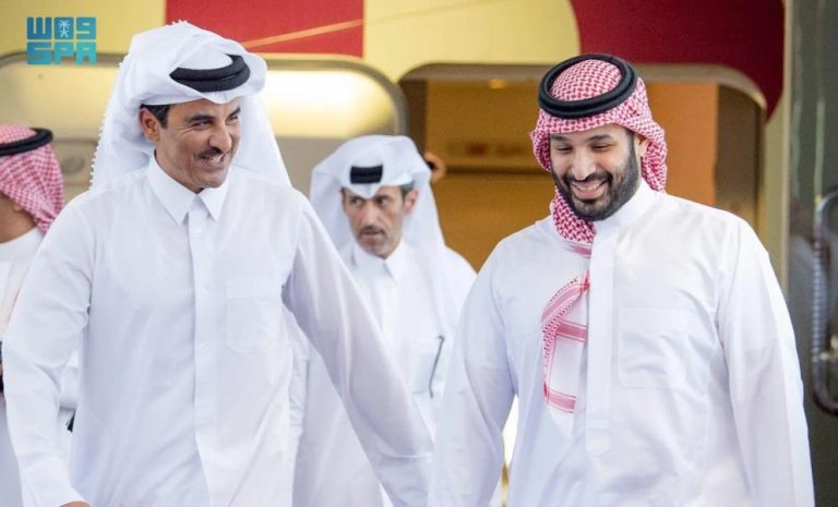 ولي العهد السعودي يستقبل أمير قطر وملك الأردن في جدة