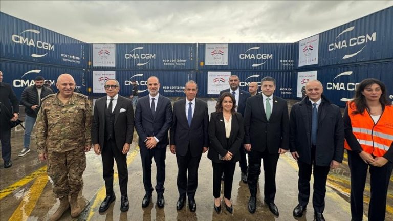 وصول 1000 طن مساعدات مصرية إلى لبنان عبر مرفأ بيروت لدعم النازحين