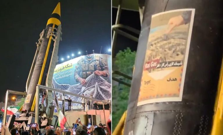 وضع اسم قطر على صاروخ خرمشهر الإيراني يثير جدلا واسعاً