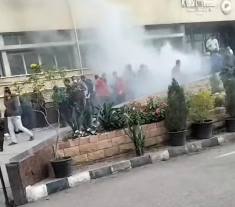 اندلاع حريق في المبنى القديم لمعهد الكبد بالمنوفية