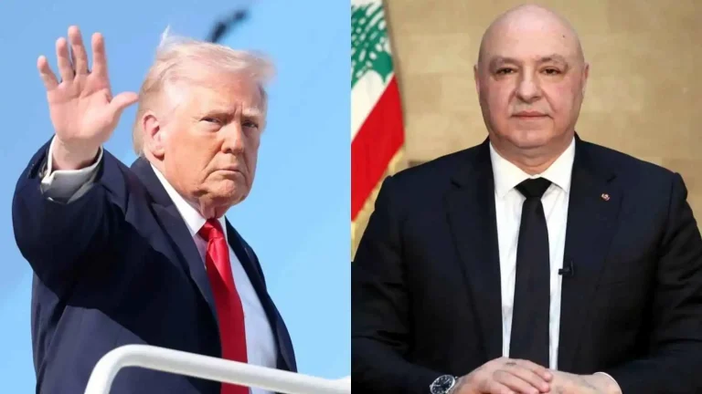 ترامب يؤكد لعون التزامه بالعمل على وقف إطلاق النار في لبنان