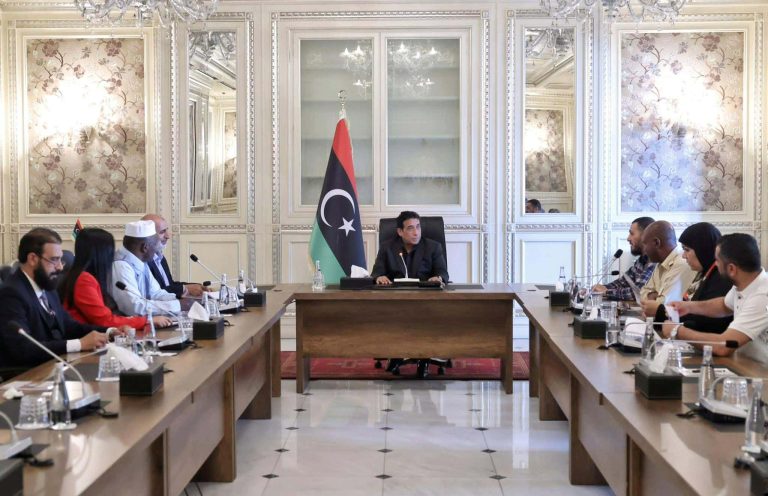 رئيس المجلس الرئاسي الليبي يبحث مع أعضاء المسار الأمني مستجدات العملية السياسية