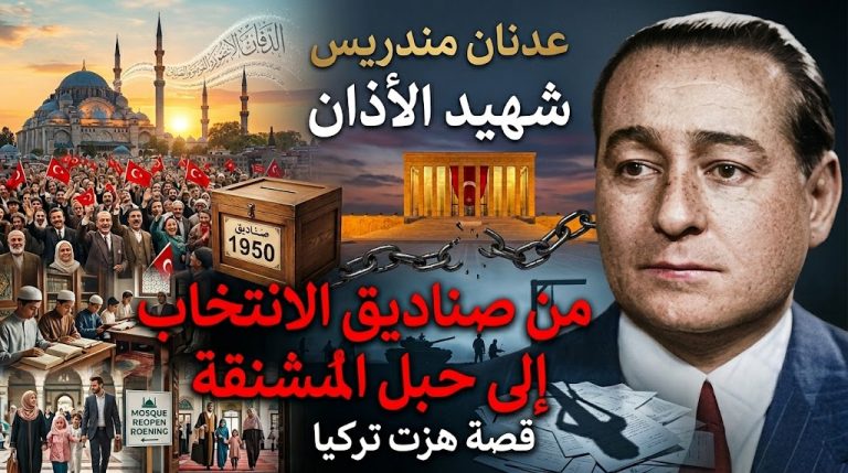 تعرف على قصة عدنان مندريس.. “شهيد الأذان”