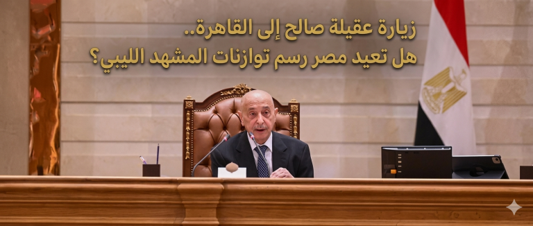 زيارة عقيلة صالح إلى القاهرة.. هل تعيد مصر رسم توازنات المشهد الليبي؟