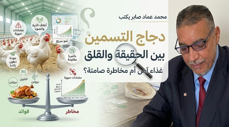 محمد عماد صابر يكتب: دجاج التسمين بين الحقيقة والقلق.. هل نأكل غذاءً آمنًا أم مخاطرة صامتة؟