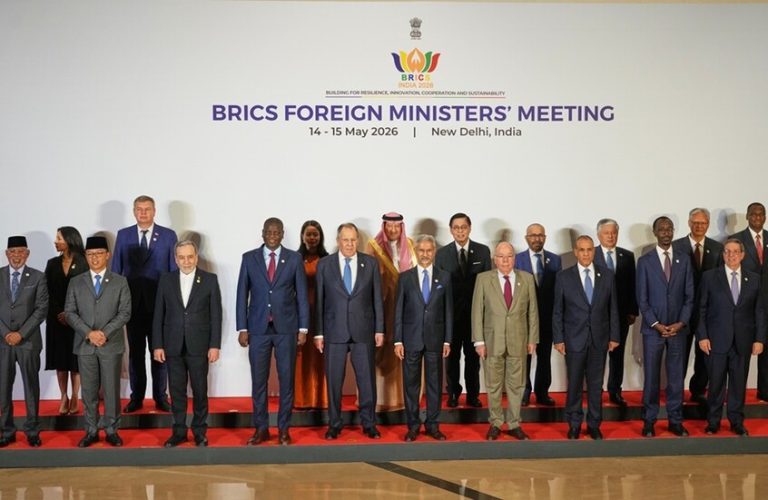 الهند تصدر بيانا بعد اجتماع وزراء خارجية دول “بريكس” يؤكد على ضرورة حل الأزمة الإيرانية