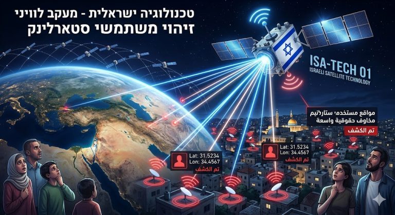 تقنية إسرائيلية تكشف مواقع مستخدمي ستارلينك وتثير مخاوف حقوقية واسعة