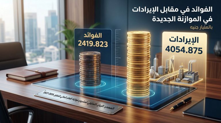 أعباء ديون الموازنة الجديدة تبتلع نصيب الأسد من الموارد المالية المتاحة