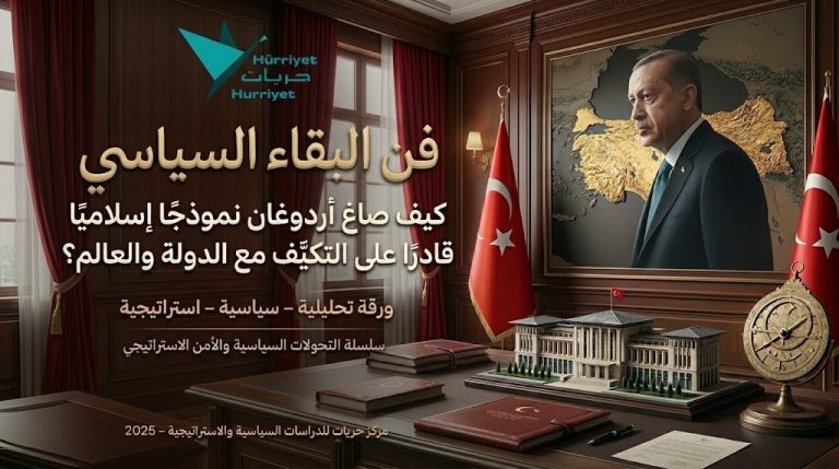 مركز حريات للدراسات السياسية والاستراتيجية: فن البقاء السياسي.. كيف صاغ أردوغان نموذجًا إسلاميًا قادرًا على التكيّف مع الدولة والعالم؟