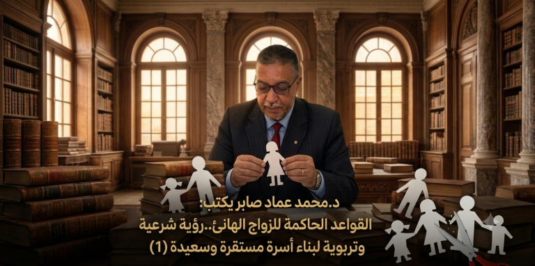 د.محمد عماد صابر يكتب: القواعد الحاكمة للزواج الهانئ..رؤية شرعية وتربوية لبناء أسرة مستقرة وسعيدة (1)