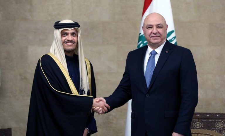 جوزيف عون يشكر قطر على دعم لبنان وتثبيت وقف إطلاق النار