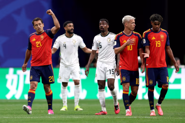 خسارة ثقيلة للمنتخب السعودي أمام أسبانيا بأربعة أهداف نظيفة