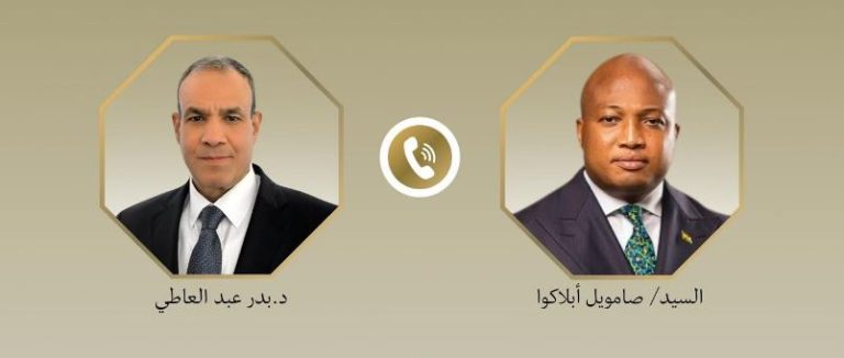 بدر عبد العاطي يبحث مع نظيره الغاني سبل تعزيز العلاقات الثنائية