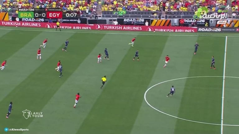 انطلاق مباراة مصر والبرازيل الودية استعدادا لكأس العالم