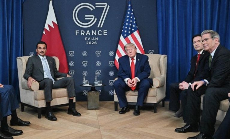 ترامب وأمير قطر يبحثان الاتفاق مع إيران في قمة السبع