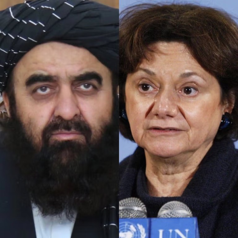 وزير خارجية حركة طالبان يبحث مع مسؤولة أممية ملف المساعدات وتمديد يوناما