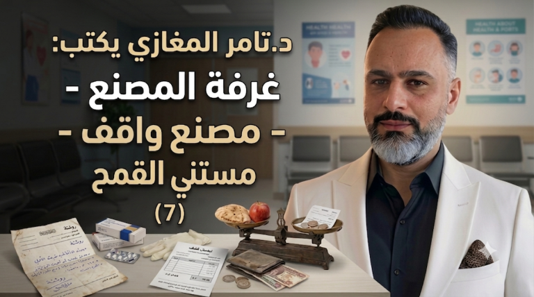 د.تامر المغازي يكتب: غرفة المصنع – مصنع واقف مستني القمح ( 7 )