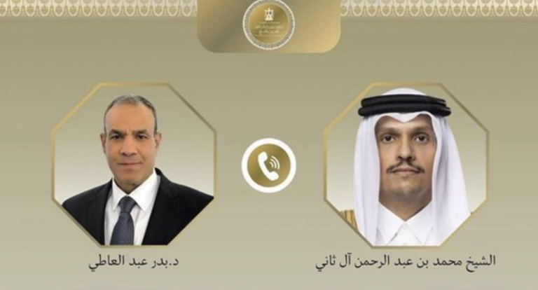 وزيرا خارجية مصر وقطر يبحثان التصعيد الإقليمي ويدعوان للعودة إلى المفاوضات