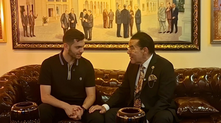 حلم تحقق بعد 20 عامًا.. الإعلامي اللبناني أيمن نور يلتقي الدكتور والإعلامي والسياسي المصري الدكتور أيمن نور